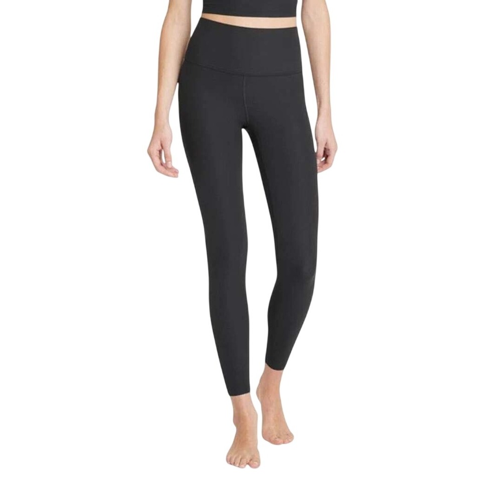 All in Motion Women's Black High Rise Full Length Flat Seams Leggings Size XXL